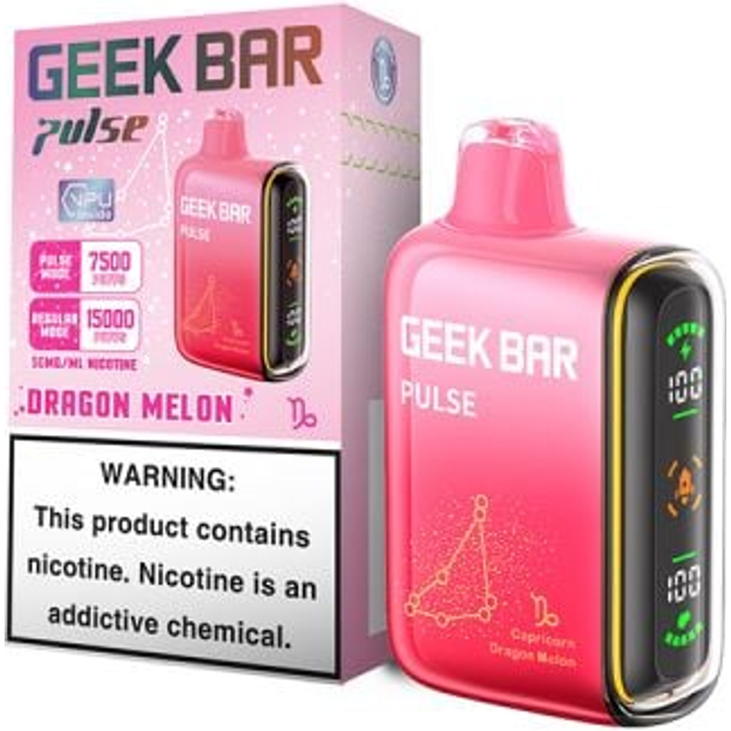 Geek Bar Dragon Melon Pulse 15000 Disposable – Rare Candy Vape Company