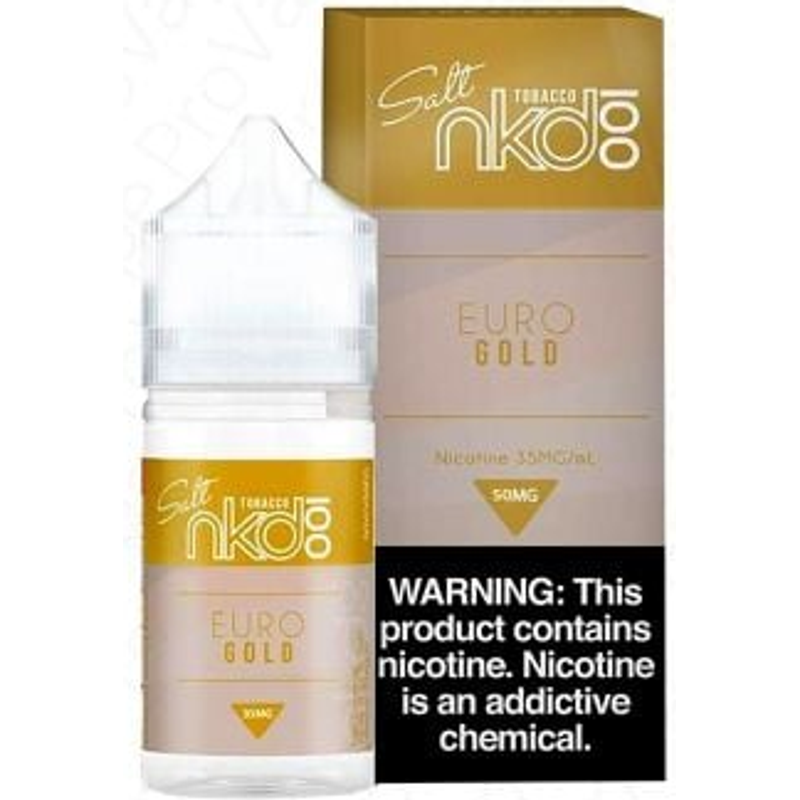 Naked 100 Salt Euro Gold 30mL