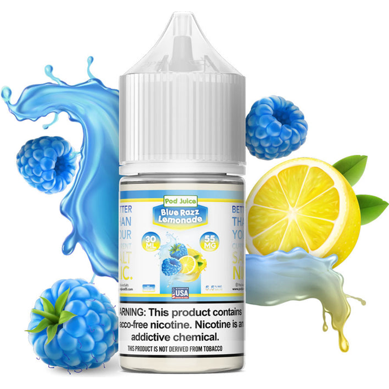 Pod Juice Blue Razz Lemonade 30mL