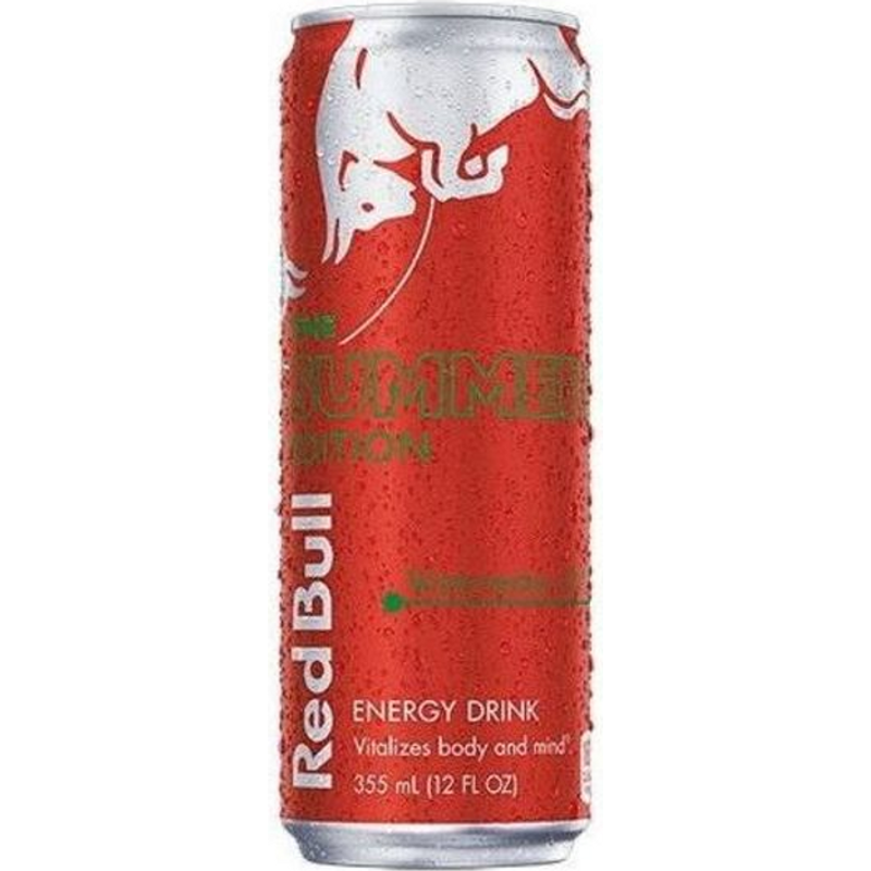 Red Bull Red Edition Watermelon 12oz Can Rare Candy Vape Company 3370