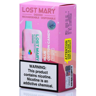 Lost Mary OS5000 Blue Cotton Candy 5000 Puffs