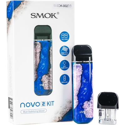 Smok Novo 2 Pod Blue Stabilizing Wood