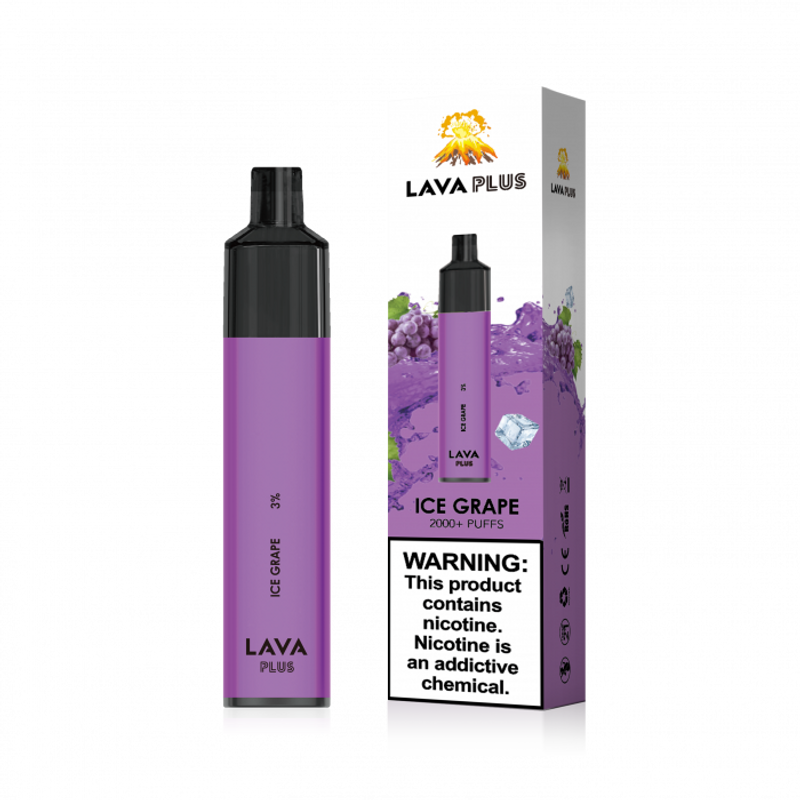 Lava Plus Ice Grape 2000 Puffs