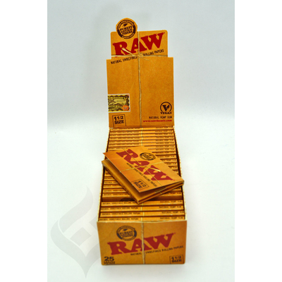 Raw Natural 1 1/2 Rolling Papers