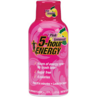 5 Hour Energy Energy Shot, Regular Strength, Pink Lemonade