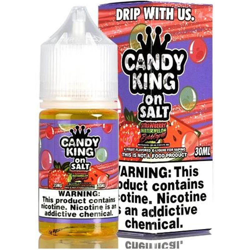 Candy King Salt E-liquid Strawberry Watermelon Bubblegum 30mL