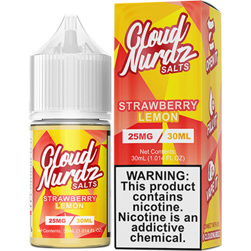 Cloud Nurdz Salts Strawberry Lemon 30mL