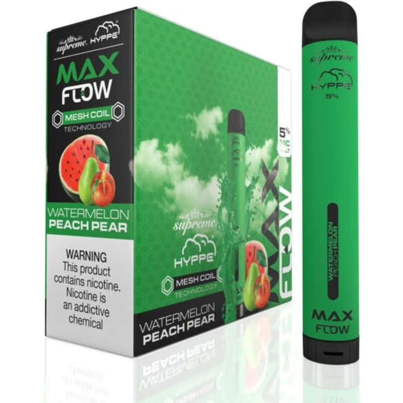 Hyppe Max Flow Watermelon Peach Pear 3000 Puffs