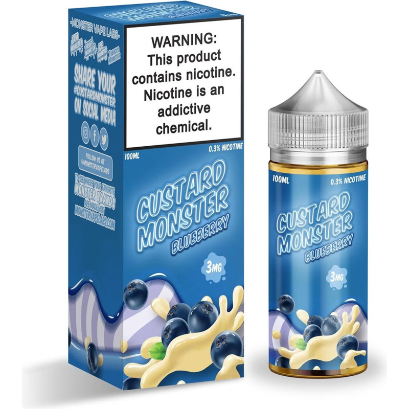 Monster Custard Blueberry 100mL