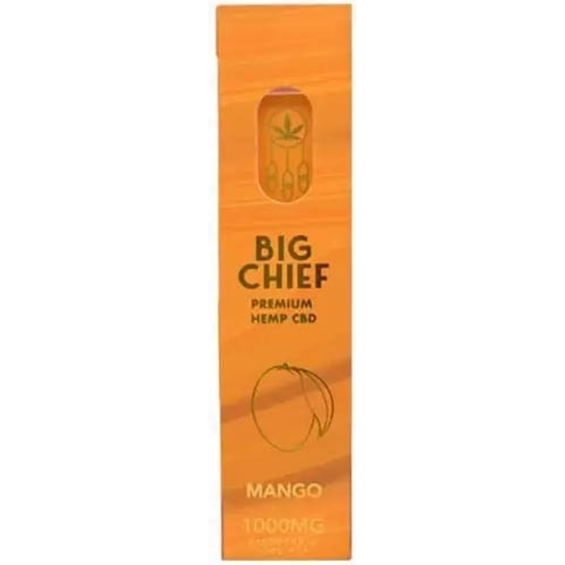 Big Chief Premium Hemp Cbd Dispoable Vape Mango