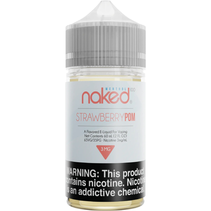 Naked 100 Menthol Strawberry Pom 60mL